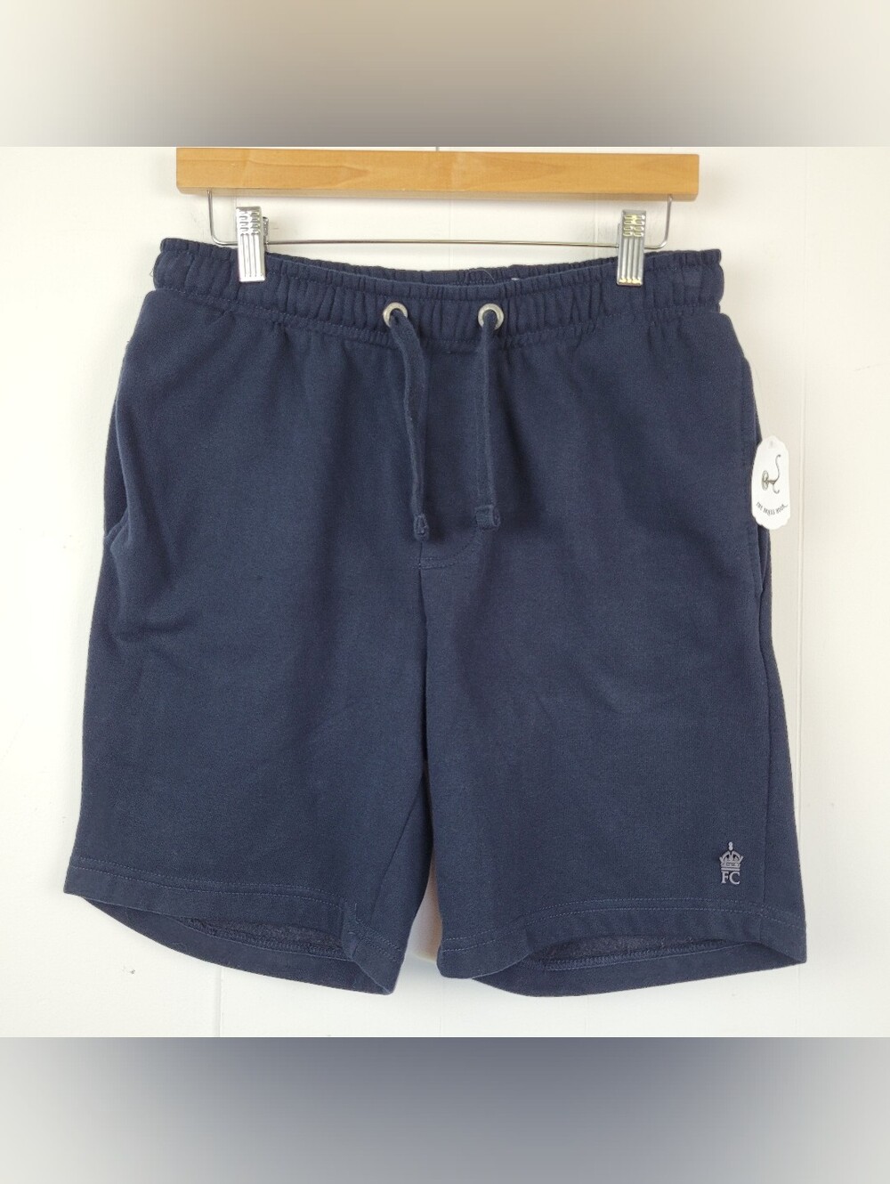 French Connection Mens Small Navy Casual Sweat Shorts